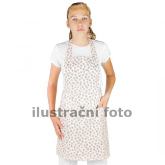 zástěra šlová bavlna světlý tisk 1